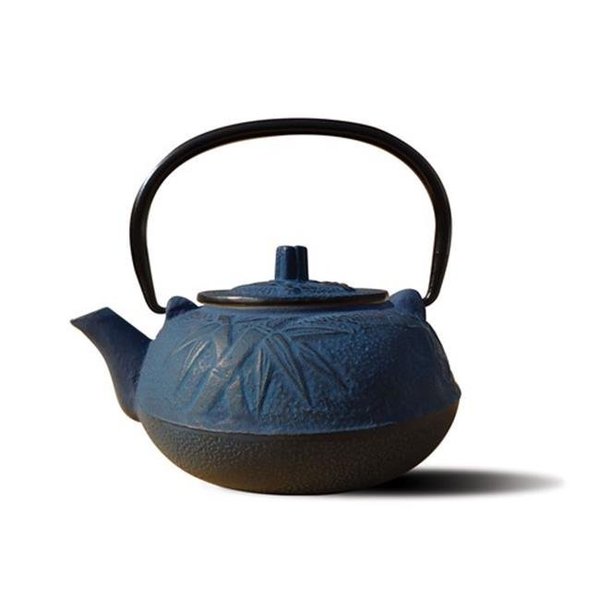 Old Dutch International Old Dutch International 1012BL Blue Cast Iron Osaka Teapot 20 Oz. 1012BL